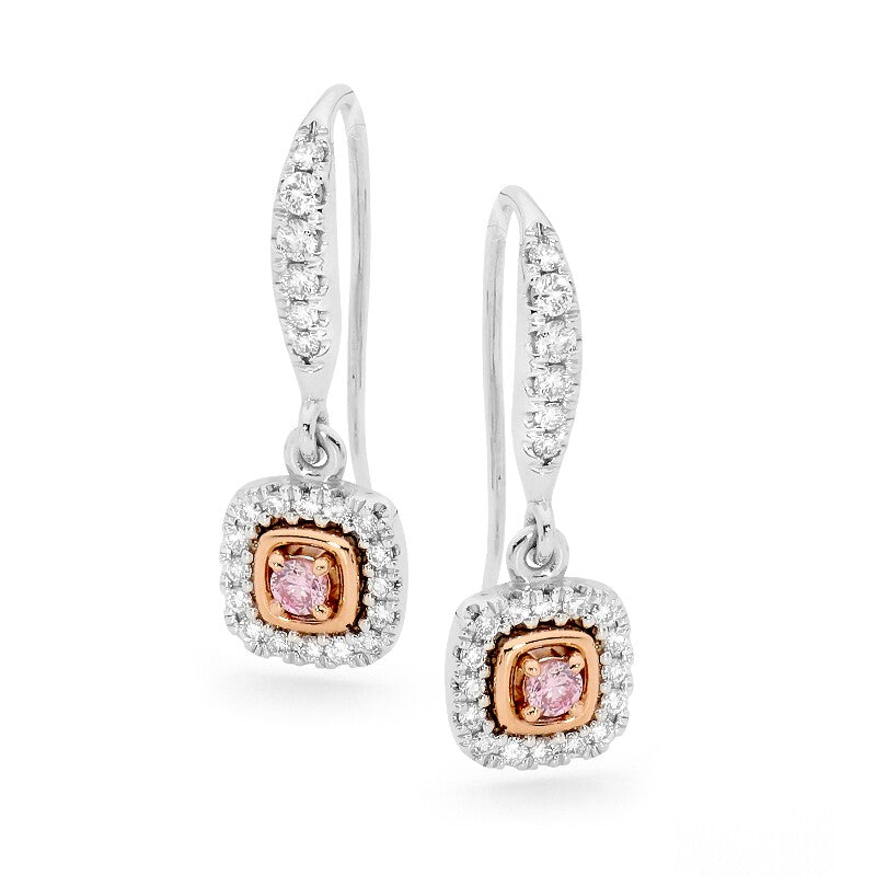 Pink Diamond and White Gold Diamond Earrings jewellery stores perth perth jewellery stores australian jewellery designers online jewellery shop perth jewellery shop jewellery shops perth perth jewellers jewellery perth jewellers in perth diamond jewellers perth bridal jewellery australia