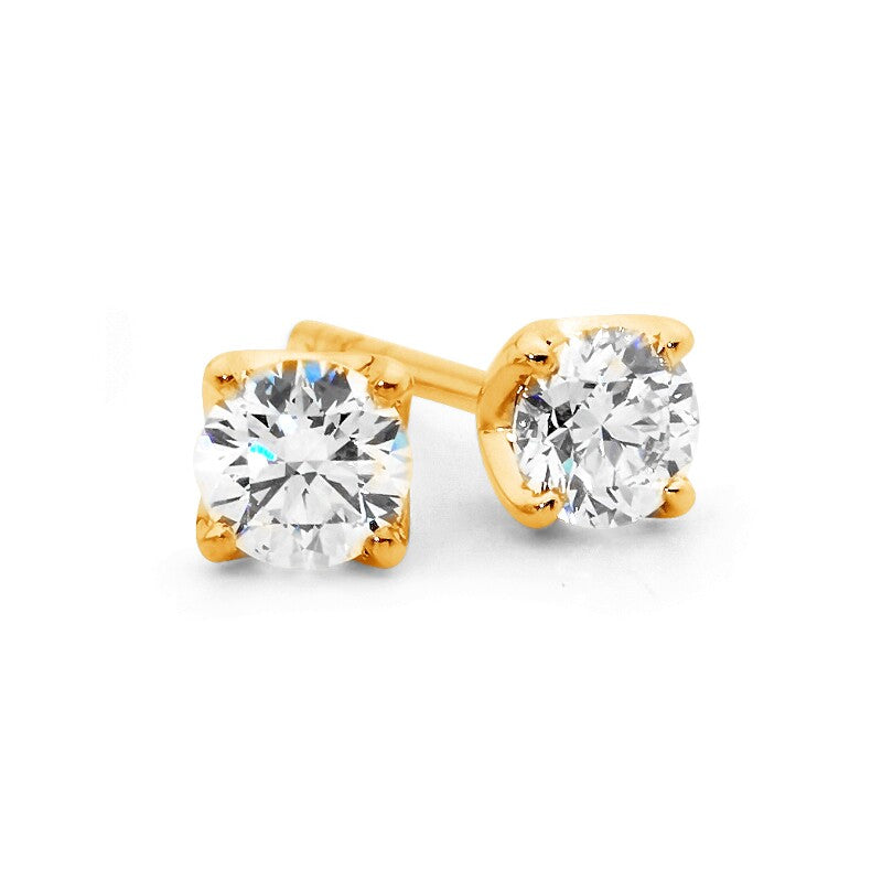 diamonds perth Gold Cardinal Point Diamond Stud Earrings jewellery australia  jewellery stores perth perth jewellery stores australian jewellery designers online jewellery shop perth jewellery shop jewellery shops perth perth jewellers jewellery perth jewellers in perth diamond jewellers perth bridal jewellery australia