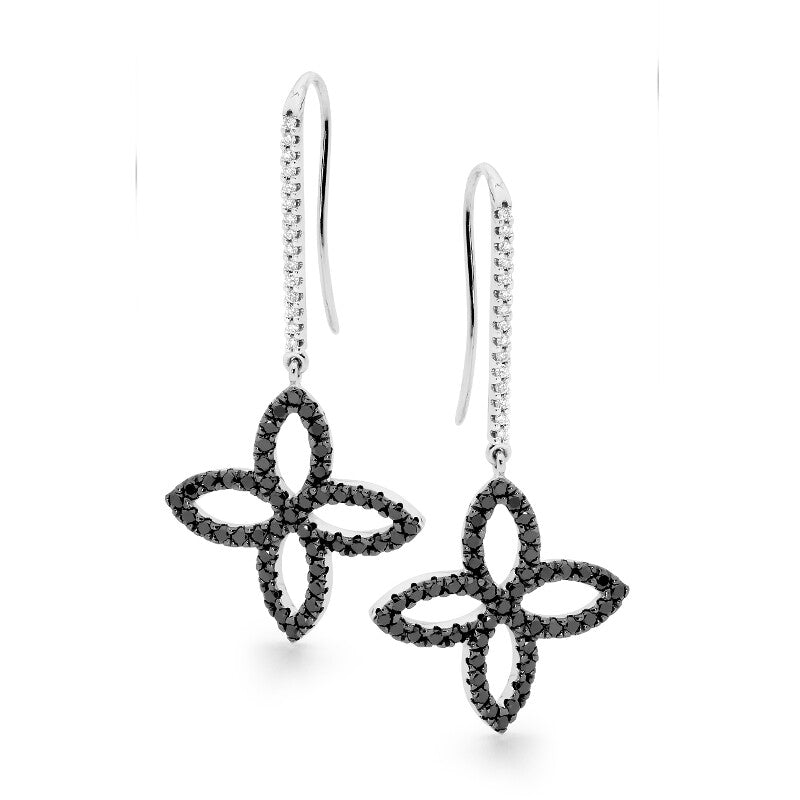Large Black Diamond Star Earring - Designer Earrings - The EarStylist – The  Ear Stylist by Jo Nayor