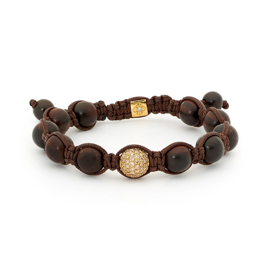 Gold, Diamond and Ebony Shamballa Bracelet online jewellery shop buy jewellery online jewellers in perth perth jewellery stores wedding jewellery australia gold jewellery perth