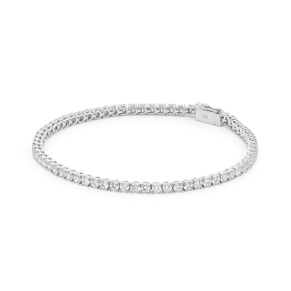 Buy Classic Diamond Tennis Bracelet at Online at Kartik Gems