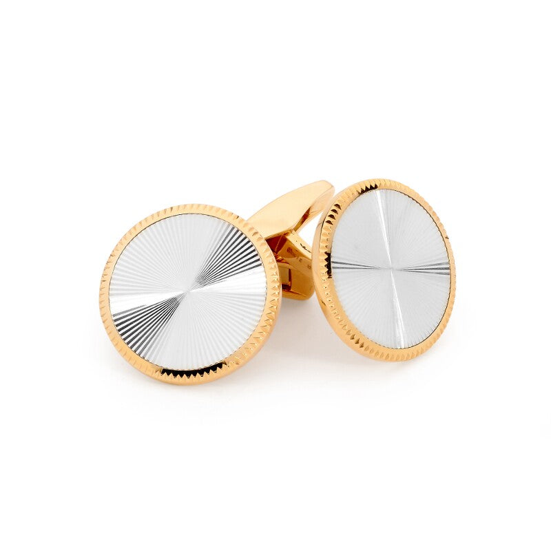 Guilloché Gold Cufflinks online jewellery shop buy jewellery online jewellers in perth perth jewellery stores wedding jewellery australia gold jewellery perth 