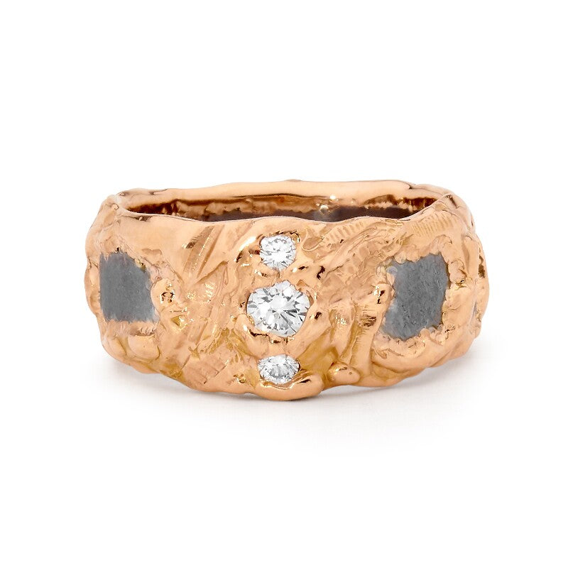 Raw Tantalum and Rose Gold Ring jewellery stores perth perth jewellery stores australian jewellery designers online jewellery shop perth jewellery shop jewellery shops perth perth jewellers jewellery perth jewellers in perth diamond jewellers perth bridal jewellery australia