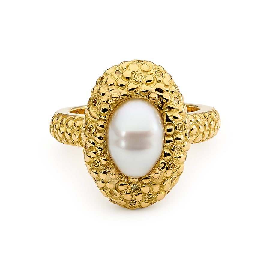 Yellow Diamond and Pearl Ring jewellery stores perth perth jewellery stores australian jewellery designers online jewellery shop perth jewellery shop jewellery shops perth perth jewellers jewellery perth jewellers in perth diamond jewellers perth bridal jewellery australia pearl jewellery australian pearls diamonds and pearls perth