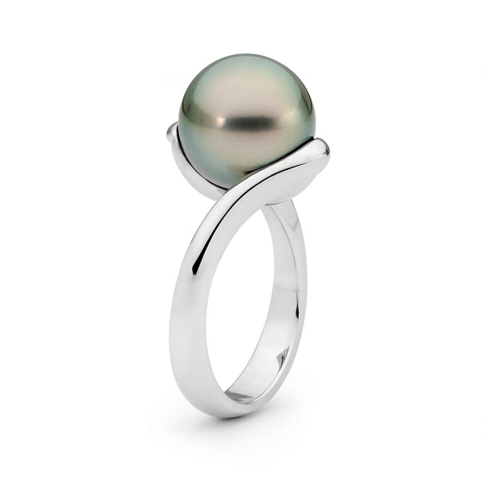 Sterling Silver Tahitian Pearl Ring 617312/B-7 | Futer Bros Jewelers |  York, PA