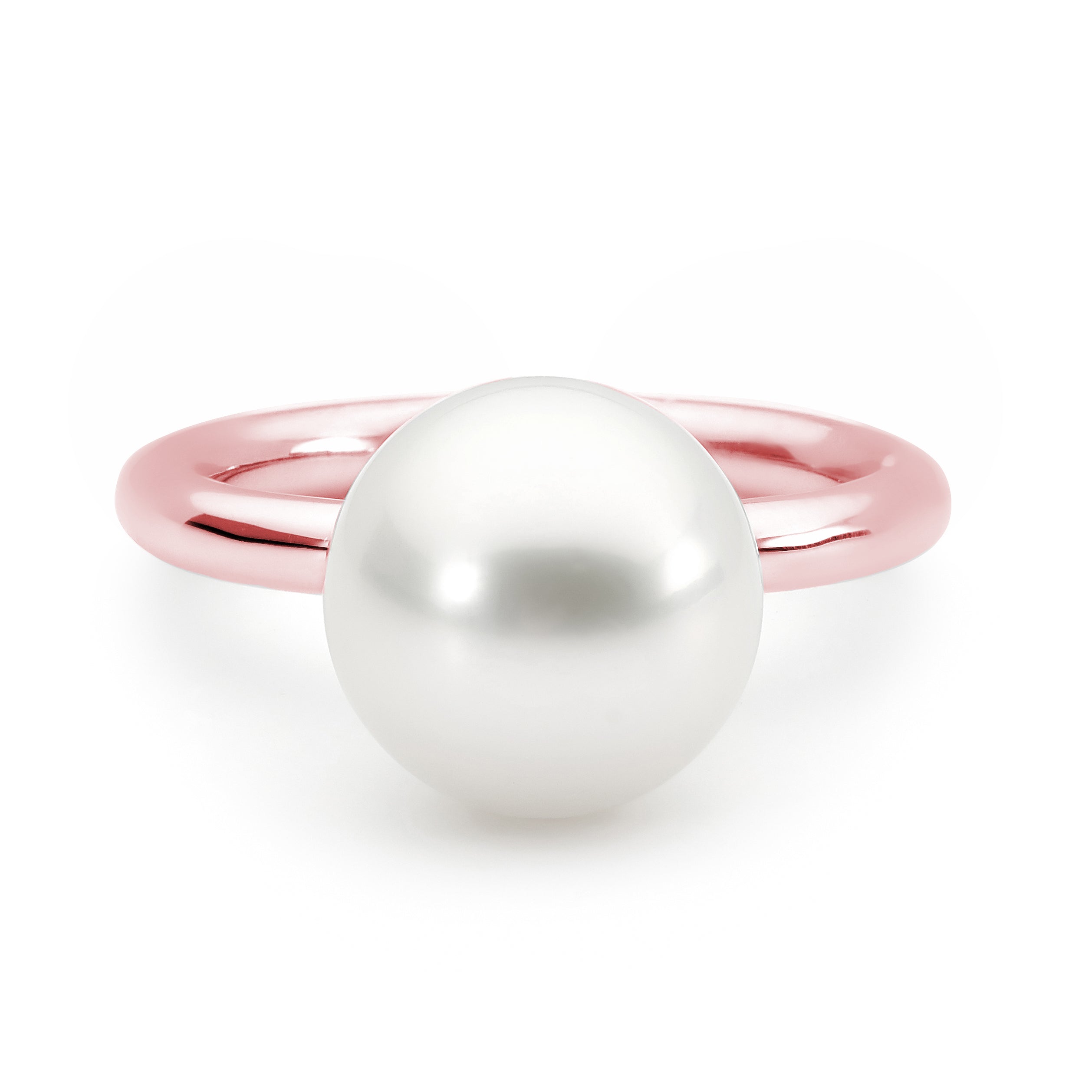Macy's Pink Cultured Freshwater Pearl (9mm), Morganite (3/8 ct. t.w.) and  Diamond Accent Ring in 14k Rose Gold - Macy's