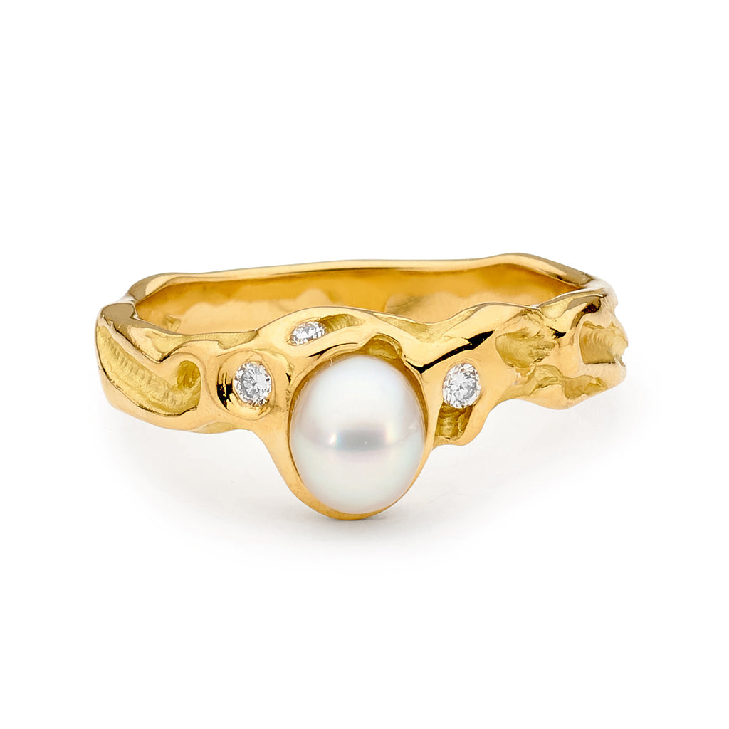 Seedless Pearl and Diamond Ring perth jewellery stores australian jewellery designers online jewellery shop perth jewellery shop jewellery shops perth perth jewellers jewellery perth jewellers in perth diamond jewellers perth bridal jewellery australia pearl jewellery australian pearls diamonds and pearls perth