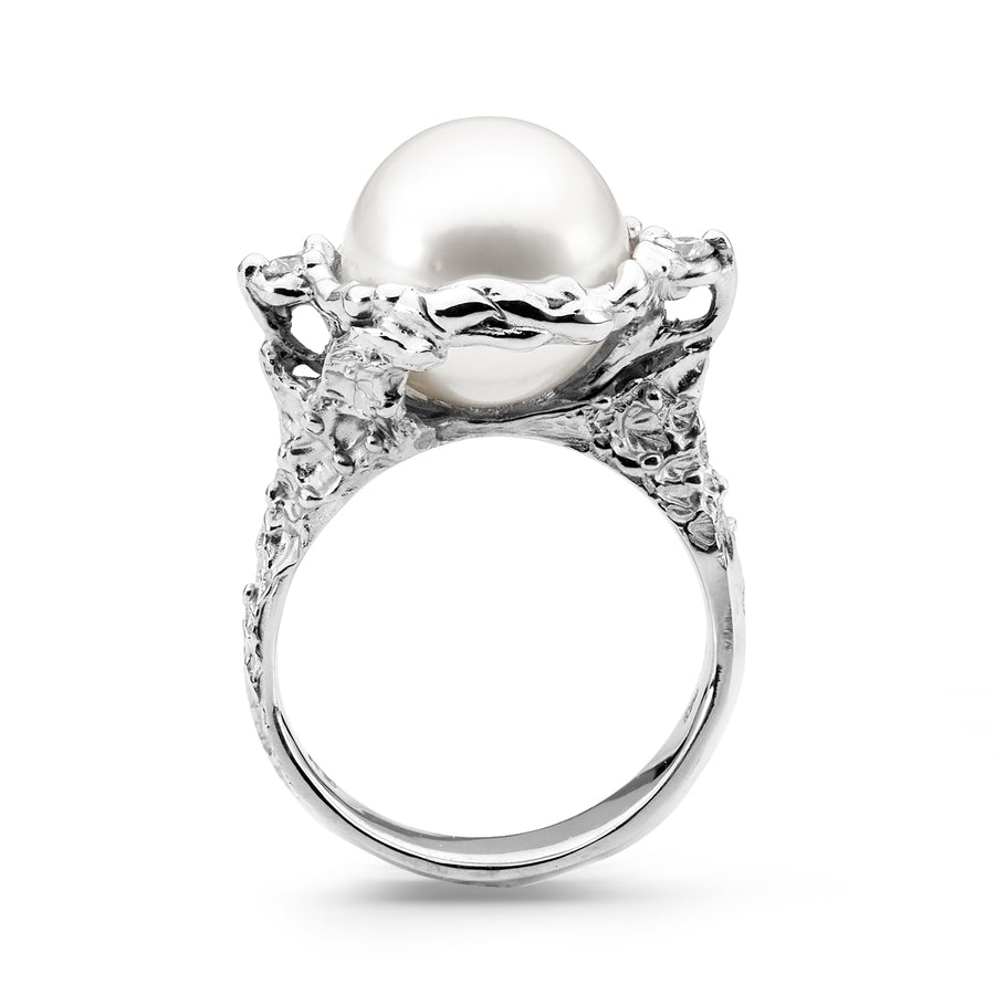 Freeform Cultured Pearl Ring