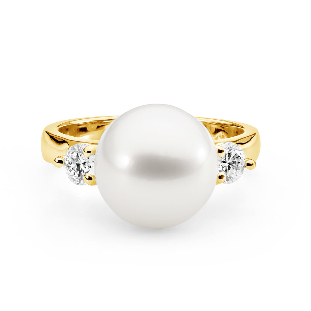 Diamond and Pearl Ring