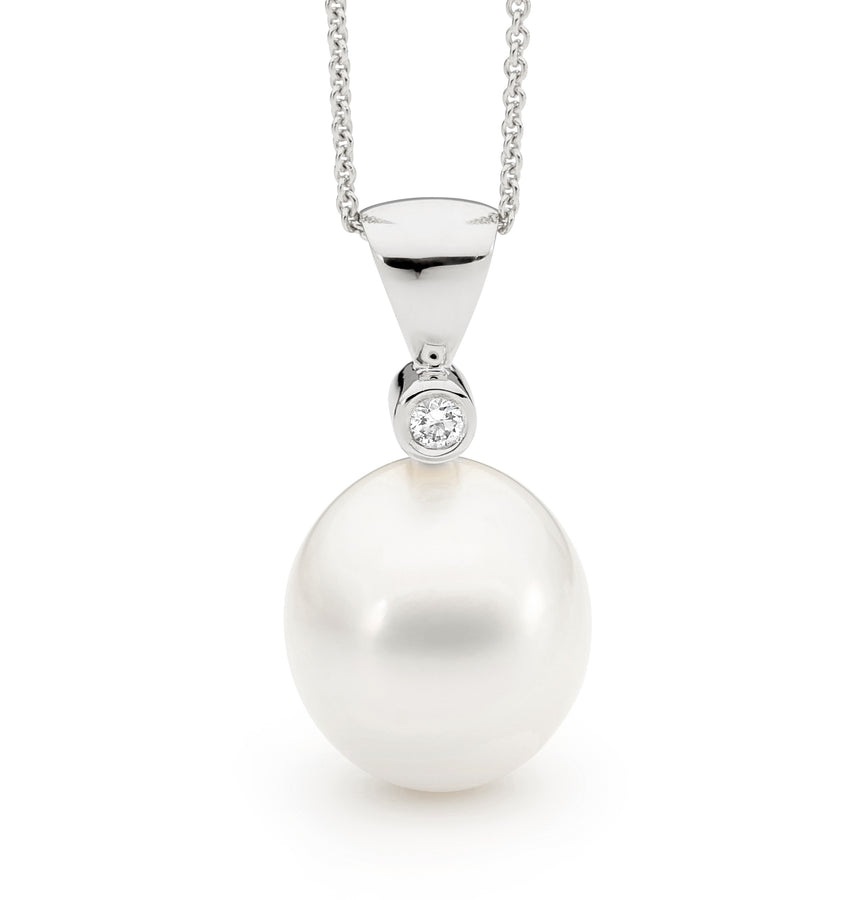 pearl jewellery pearl pendant Classic Pearl and Diamond Pearl Pendant online jewellery shop perth jewellery stores australian jewellery designers online jewellery shop perth jewellery shop jewellery shops perth perth jewellers jewellery perth jewellers in perth diamond jewellers perth bridal jewellery australia