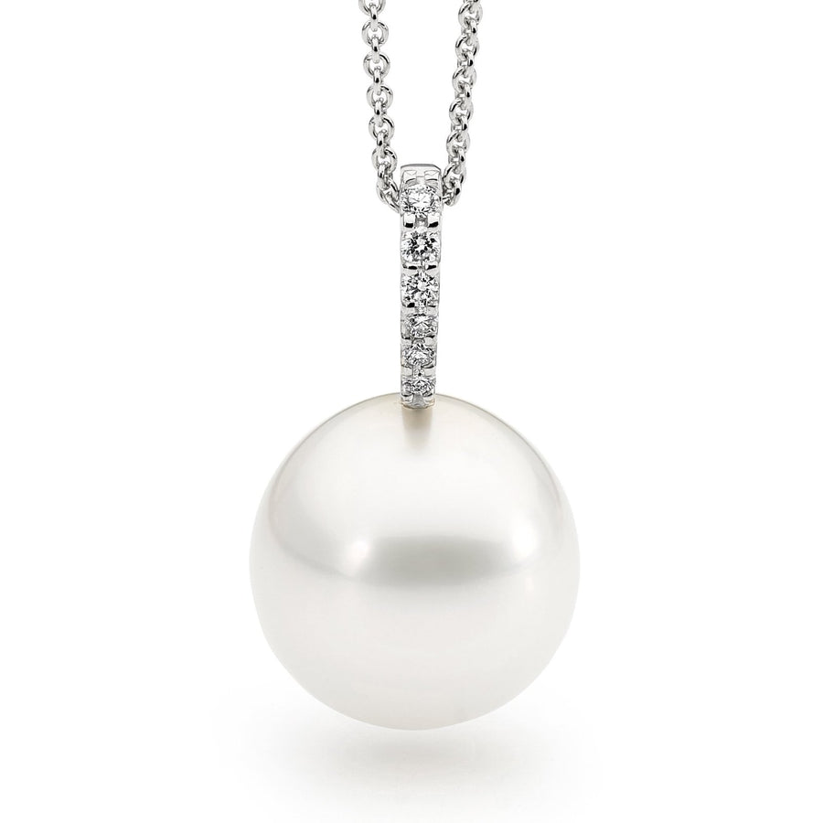 Modern Pearl and diamond Pendant online jewellery shop buy jewellery online jewellers in perth perth jewellery stores wedding jewellery australia diamonds for sale perth