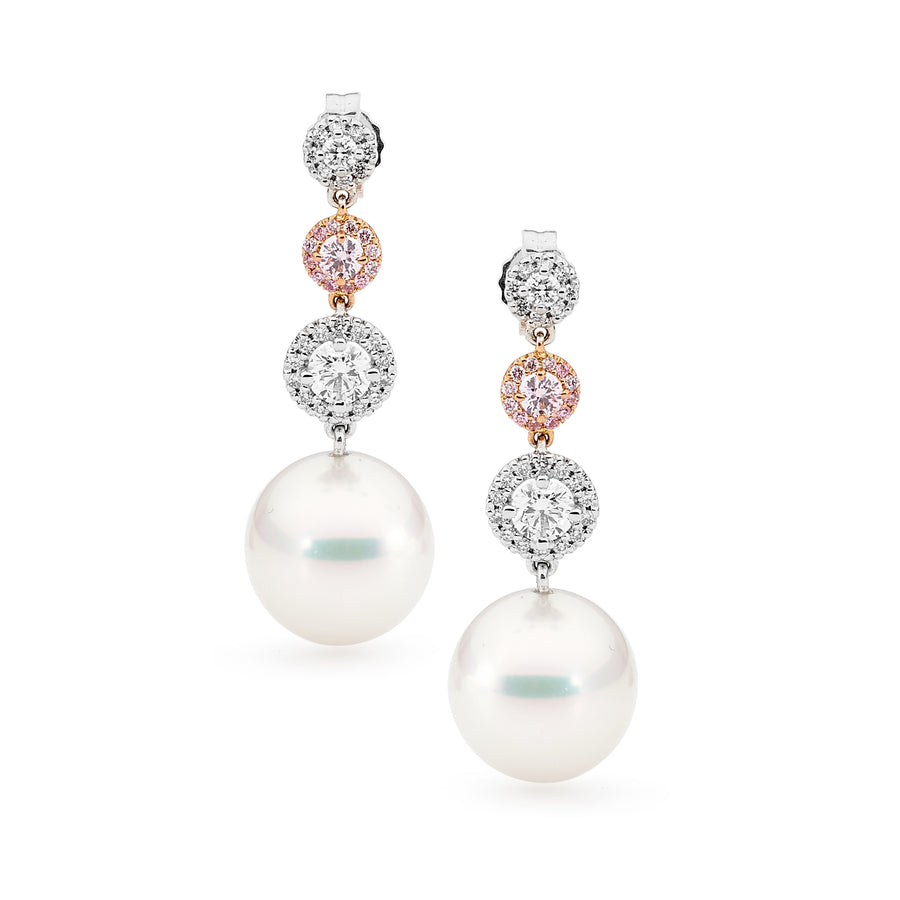 Pink Diamond Pearl Earrings jewellery stores perth perth jewellery stores australian jewellery designers online jewellery shop perth jewellery shop jewellery shops perth perth jewellers jewellery perth jewellers in perth diamond jewellers perth bridal jewellery australia pearl jewellery australian pearls diamonds and pearls perth 