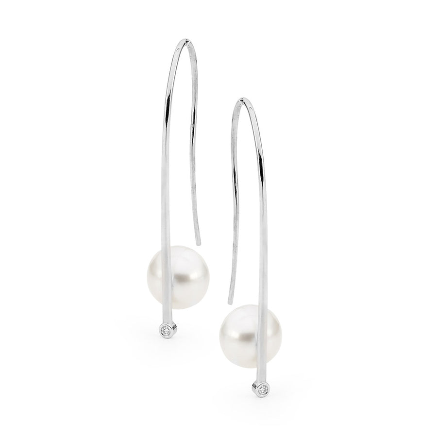 Contemporary Australian Pearl Diamond Earrings Perth online jewellery shop perth jewellery stores jewellery stores perth australian jewellery designers jewellery shops perth perth jewellers jewellery perth jewellers in perth diamond jewellers perth bridal jewellery australia pearl jewellery