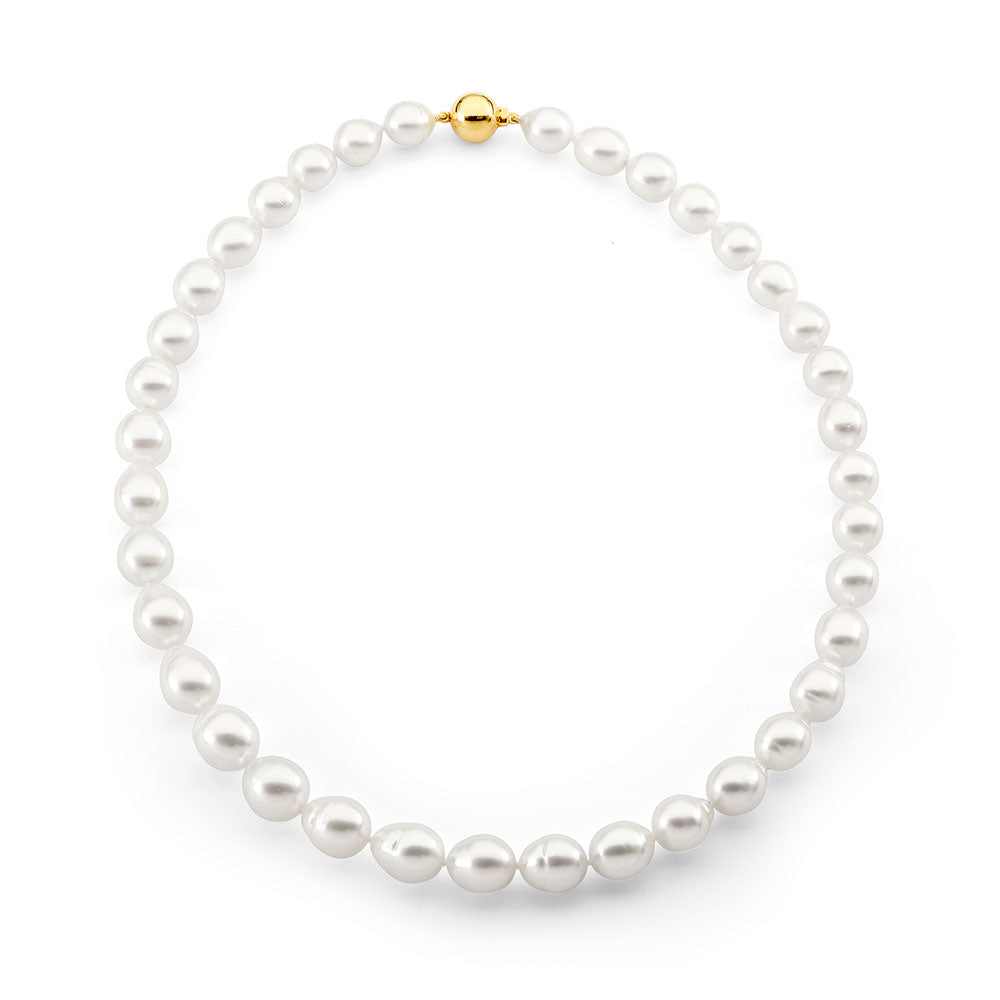 Circle Shaped South Sea Pearl Strand Necklace