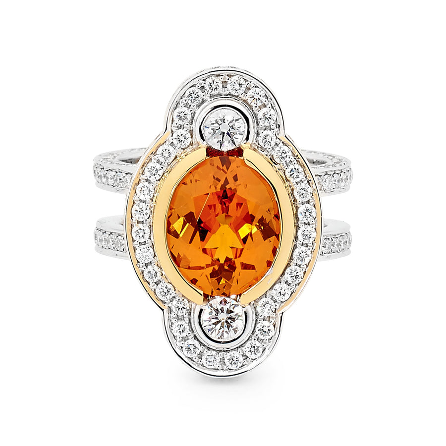 Spessartite Garnet and Diamond Ring jewellery stores perth perth jewellery stores australian jewellery designers online jewellery shop perth jewellery shop jewellery shops perth perth jewellers jewellery perth jewellers in perth diamond jewellers perth bridal jewellery australia pearl jewellery australian pearls diamonds and pearls perth
