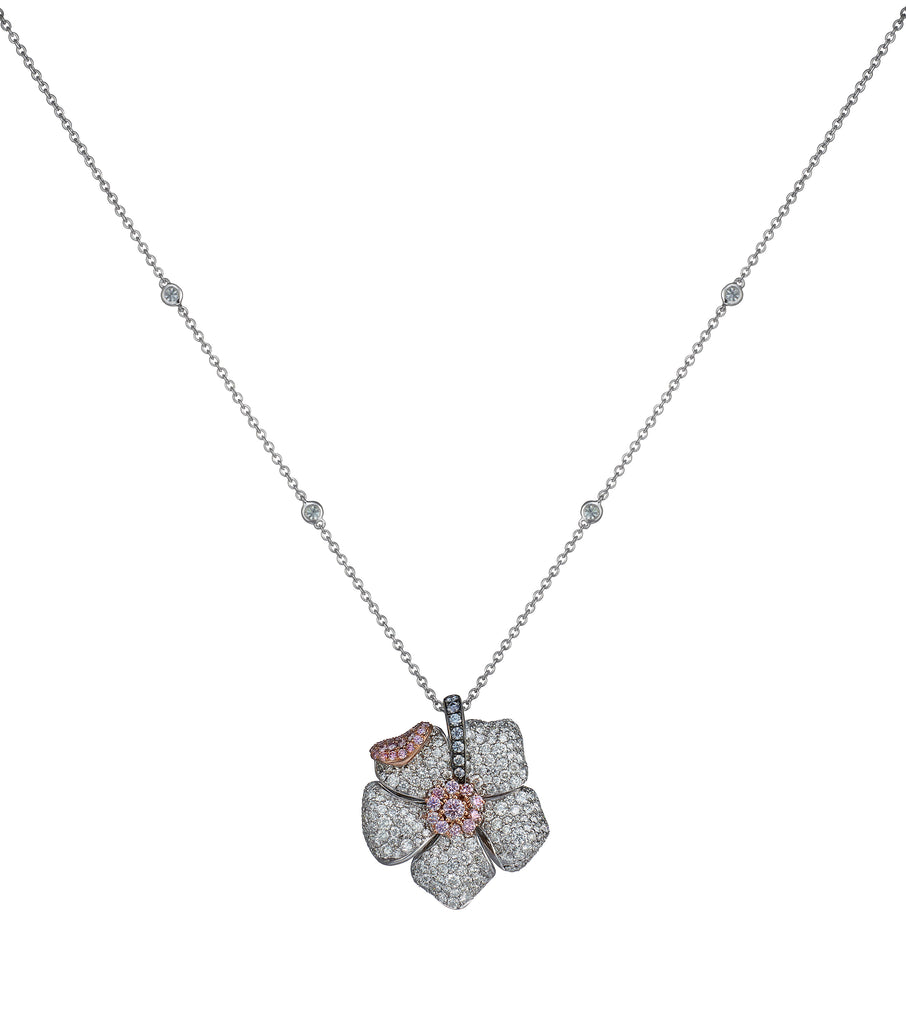 Limited Edition Argyle Blossom Pendant  buy jewellery online jewellers in perth perth jewellery stores wedding jewellery australia diamonds for sale perth argyle pink diamonds argyle diamonds perth